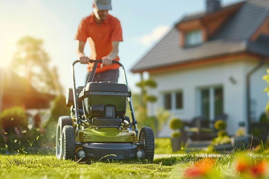 electric push mower