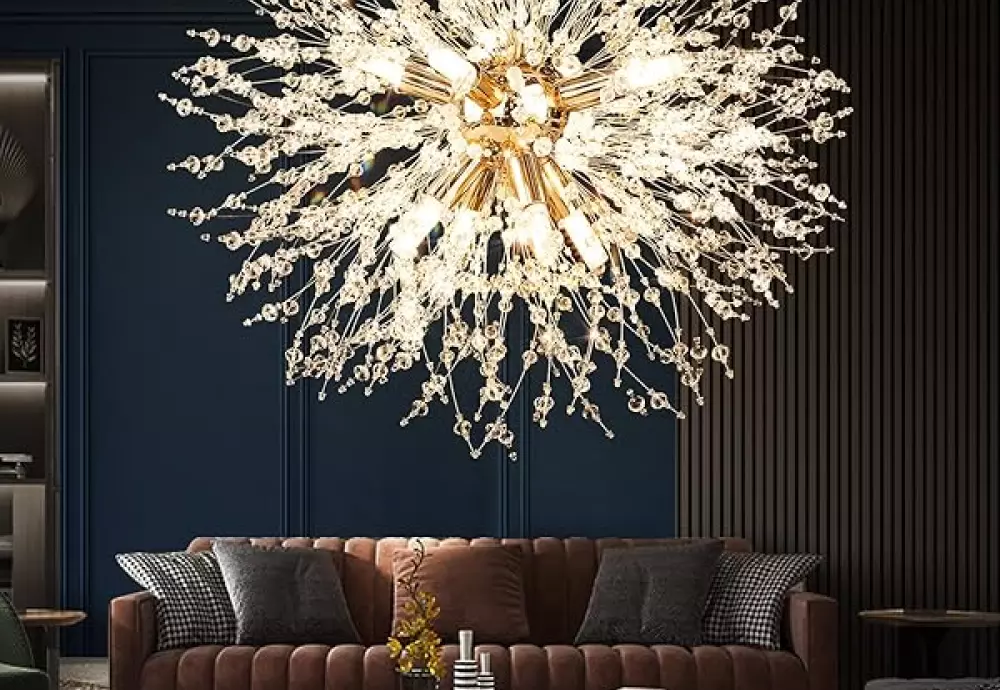 abstract globe chandelier